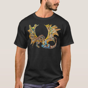 T-shirt de Steampunk de dragon