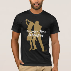 T-shirt de Steppin de style de Chicago