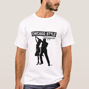 T-shirt de Steppin de style de Chicago