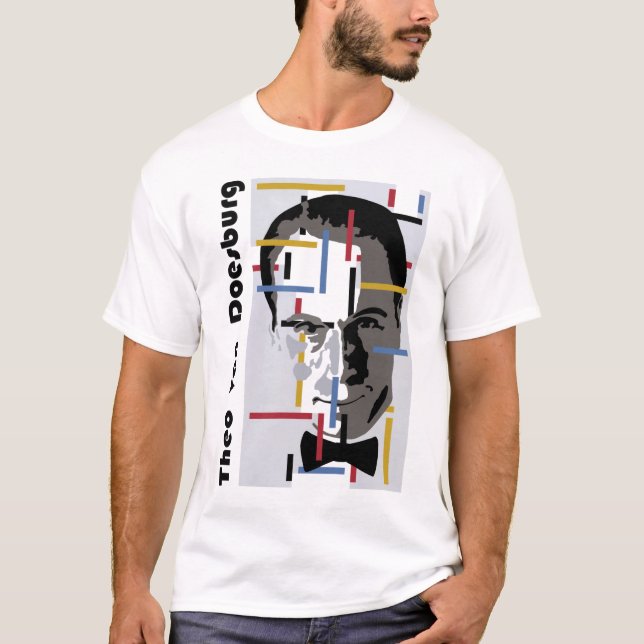 T-shirt De Stijl van Doesburg (Devant)