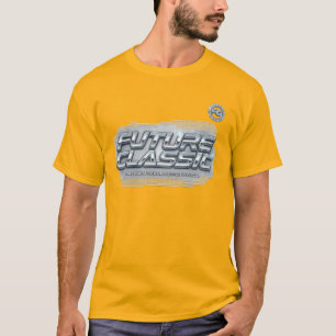 T-Shirt de streetwear chromé Luxe Y2K Futur Classi