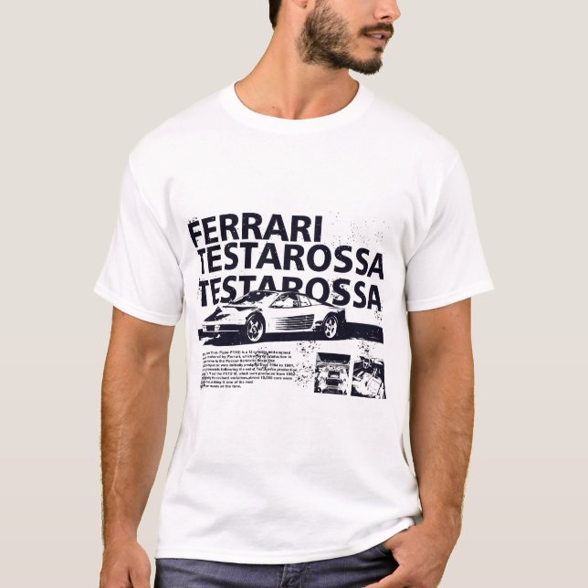 T-Shirt de style affiche de course vintage (Devant)