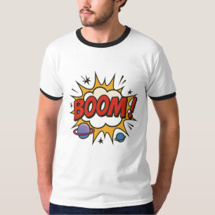 T-Shirt de Style Bande Dessinée – Explosion de Tee