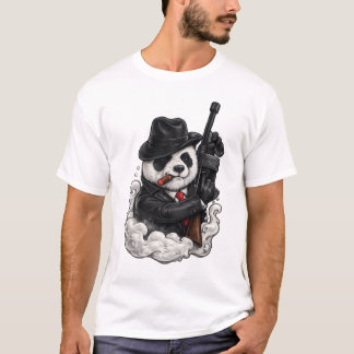T-Shirt de style costume de panda – Design classiq