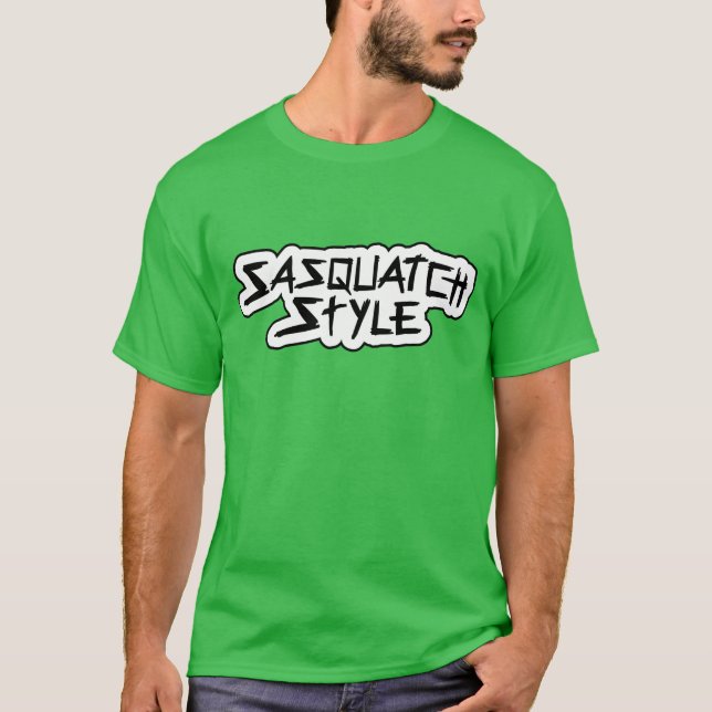 T-shirt de style de Sasquatch (Devant)