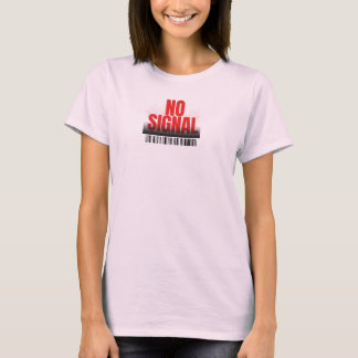 T-Shirt de style de vie hors ligne sans signal