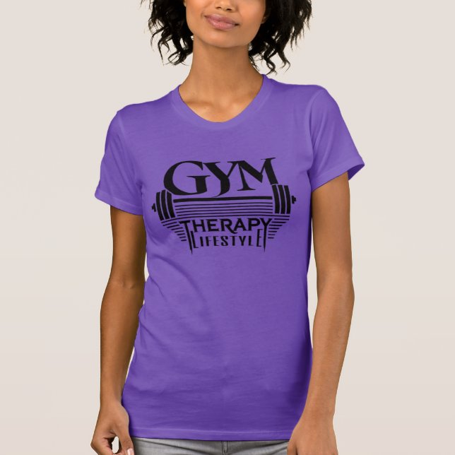 T-Shirt de style de vie Thérapie GYM (Devant)