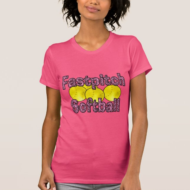 T-shirt de style de zèbre du base-ball de (Devant)