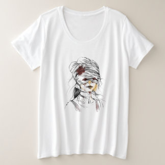 T-shirt de style foncé