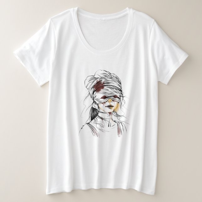 T-shirt de style foncé (Design devant)