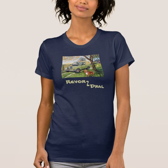 T-shirt de style 'land Rover' féminin (Devant)