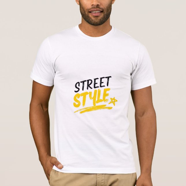 T-shirt de style rue (Devant)