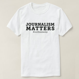 T-shirt de sujets du journalisme des hommes