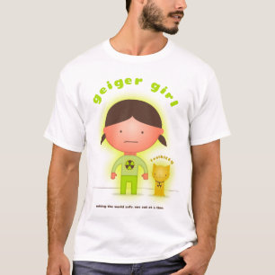 T-shirt de super héros de fille et de Toxikitty d