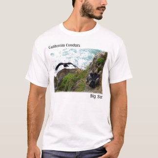 T-shirt de Sur de condors de Californie grand