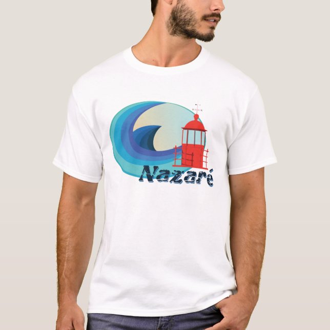 T-shirt de surf Nazare (Devant)