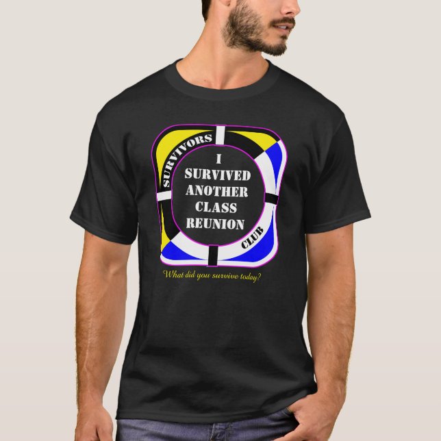 T-shirt de survie personnalisable (Devant)