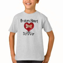 T-shirt de survivant du coeur brisé