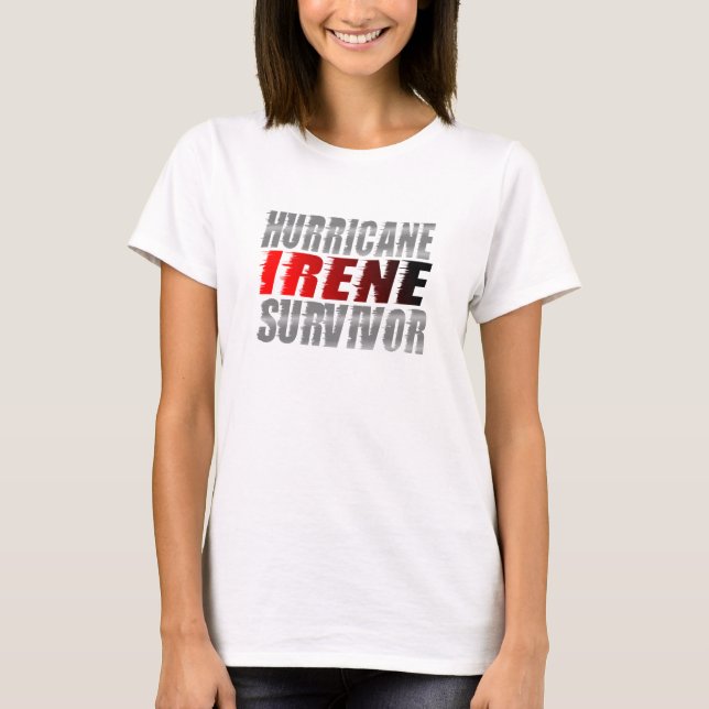 T-shirt de survivante d'Irène d'ouragan (Devant)
