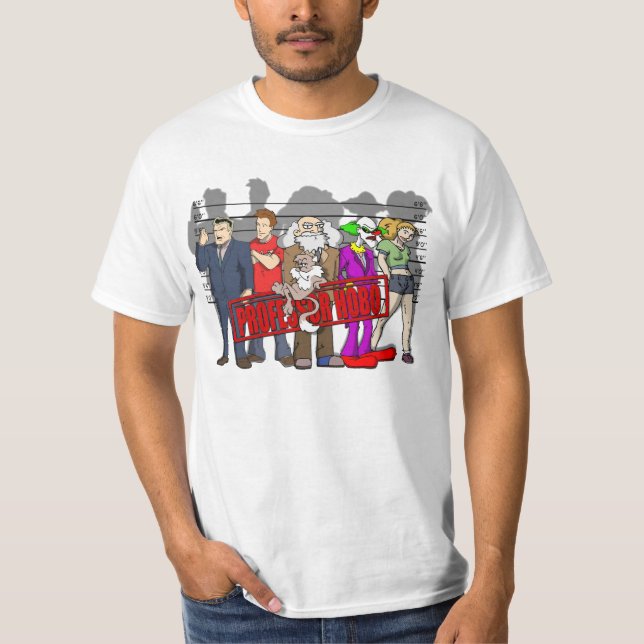 T-shirt "de suspects peu communs" de professeur (Devant)
