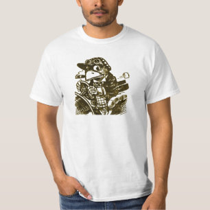 T-shirt de tabagisme de perroquet de cigare de