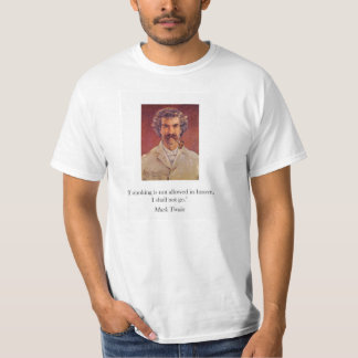 T-shirt de tabagisme de tuyau de Mark Twain