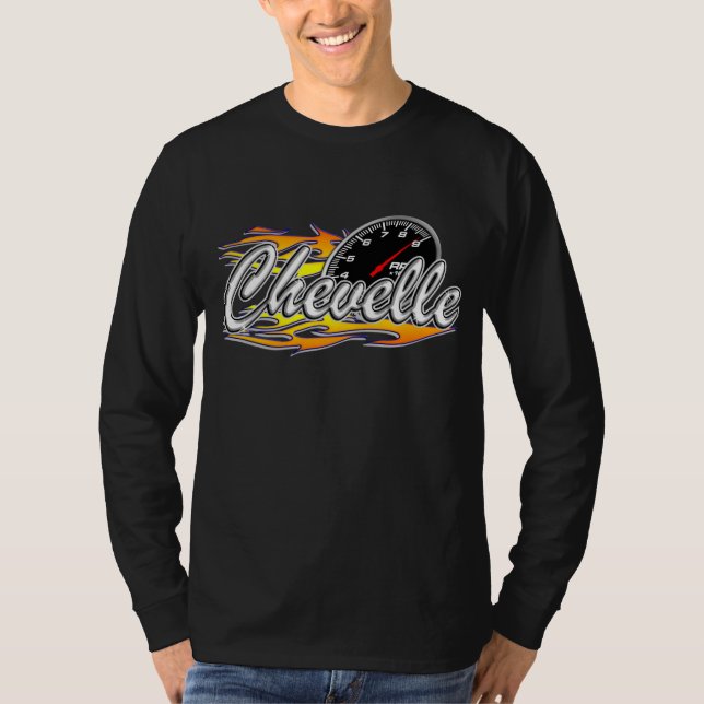 T-shirt de tachymètre de Chevelle (Devant)