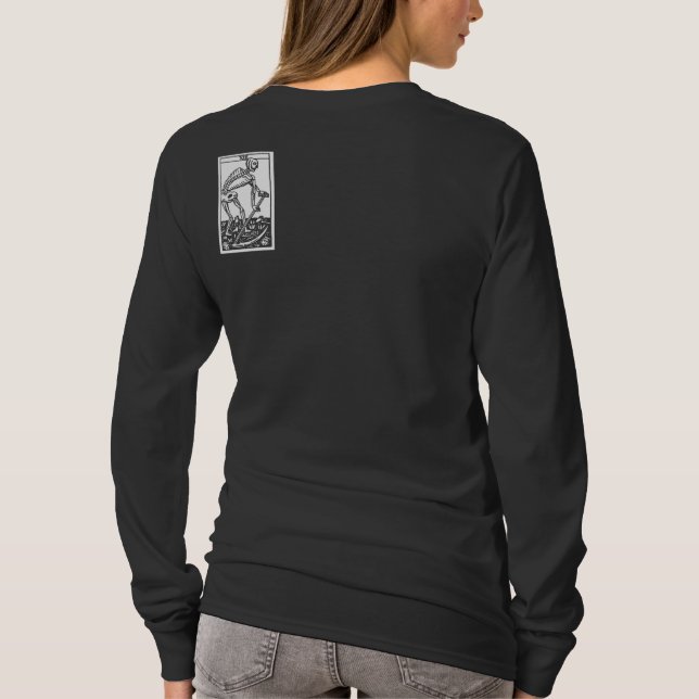 T-shirt de tarot de la mort (Dos)