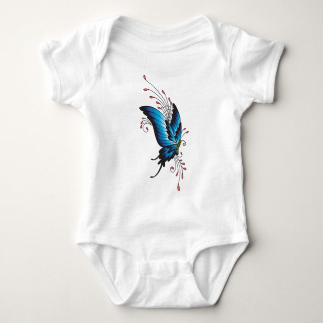 T-shirt de tatouage de papillon (Devant)