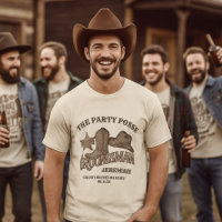 T-shirt de témoin de mariage Cowboy Enterrement de