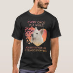 T-shirt De Temps En Temps, Un Berger Blanc Suisse Entre<br><div class="desc">De Temps En Temps,  Un Berger Blanc Suisse Entre Dans La Vie</div>