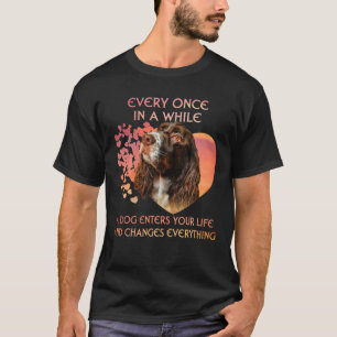 T-shirt De Temps En Temps Un Chien Anglais Springer Spani