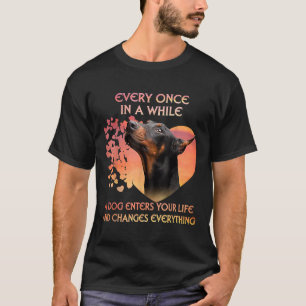 T-shirt De Temps En Temps Un Chien Entre Dans Votre Dobre
