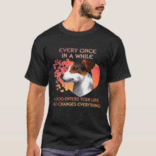 T-shirt De Temps En Temps Un Chien Entre Jack Russell Te