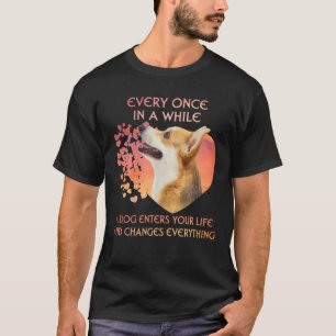 T-shirt De Temps En Temps, Un Corgi Gallois Entre Dans Le