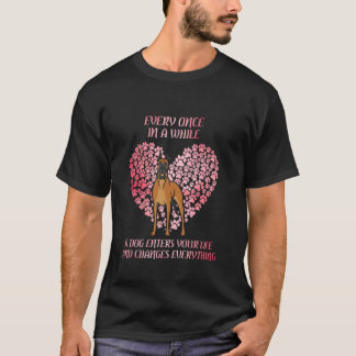 T-shirt De Temps En Temps Un Grand Propriétaire De Chien D
