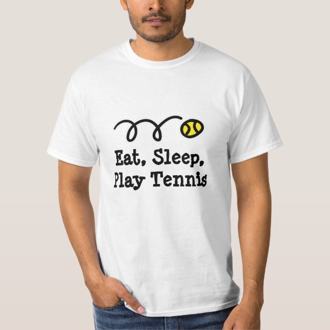 T-shirt de tennis amusant (Devant)