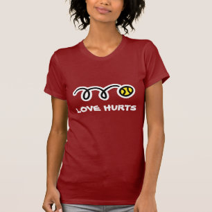 T-shirt de tennis amusant - L'amour fait mal