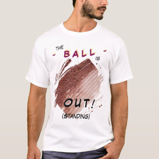 T-shirt de Tennis Court OUT (debout)