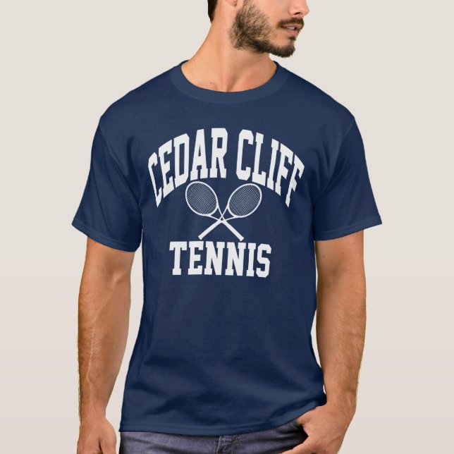T-shirt de tennis de falaise de cèdre (Devant)