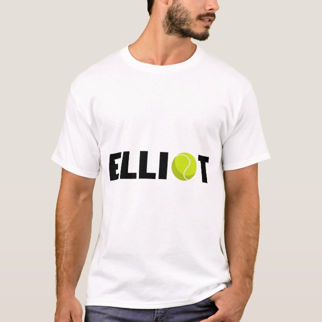 T-Shirt De Tennis D'Elliot (Devant)