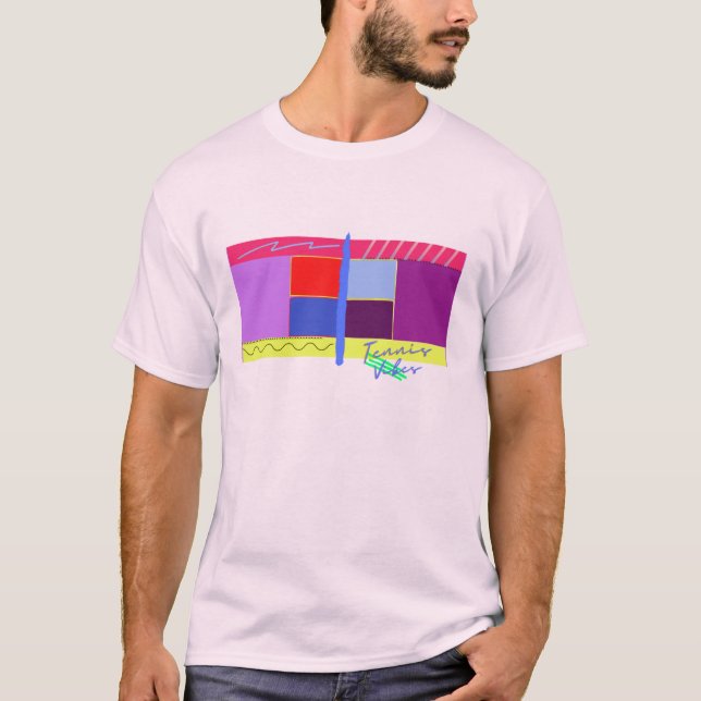 T-shirt de tennis masculin par Tennis Vibes (Devant)
