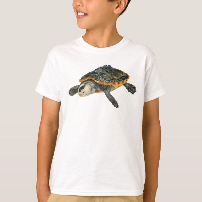 T-shirt de terrapin de dos en forme de losange de (Devant)
