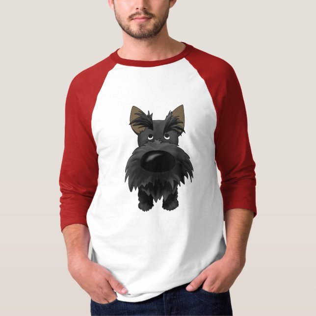 T-shirt de Terrier d'écossais (Devant)