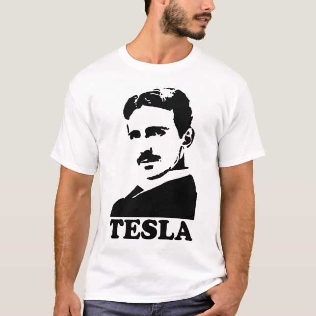 T-shirt de Tesla (Devant)