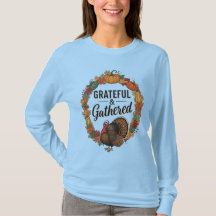 T-Shirt de Thanksgiving Grateful & Rassemblé