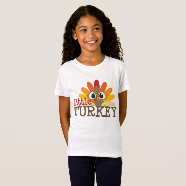 T-shirt de Thanksgiving pour les enfants unisex pe (Devant entier)