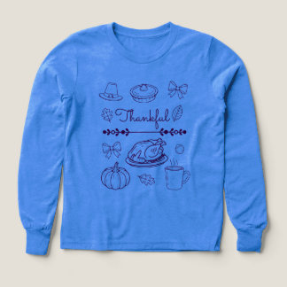 T-shirt de Thanksgiving remerciant les enfants pou