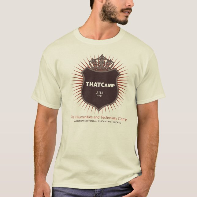 T-shirt de THATCamp AHA (Devant)