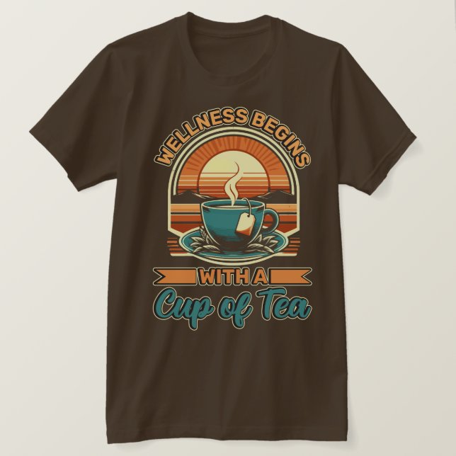 T-shirt de thé  (Design devant)